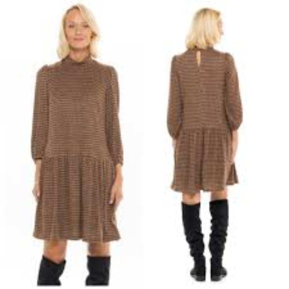 52 Seven | Mock Neck Hacci Dress size XL